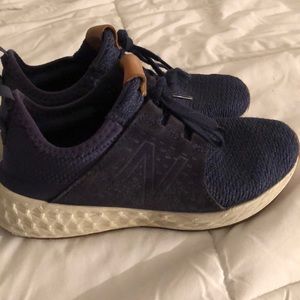 Blue new balance fresh foam sneaker